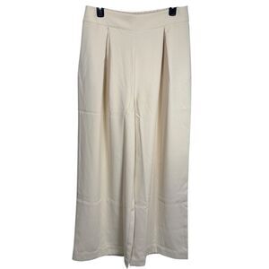 NWT The Drop Cream Elastic Waist Wide Leg Pants Size Large